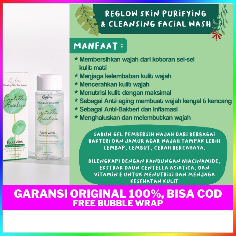 [FACIAL WASH] REGLOW RE GLOW ACNE PENGHILANG BEKAS JERAWAT SIMPLE SKINCARE BPOM REGLOW-1