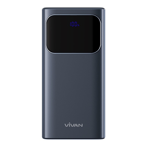 VIVAN Powerbank 30000 mAh VPB-C30 3 Output Fast Charging 22.5W PD QC 3.0 VOOC Support Smartphone All Type-Garansi Resmi 1 TAHUN