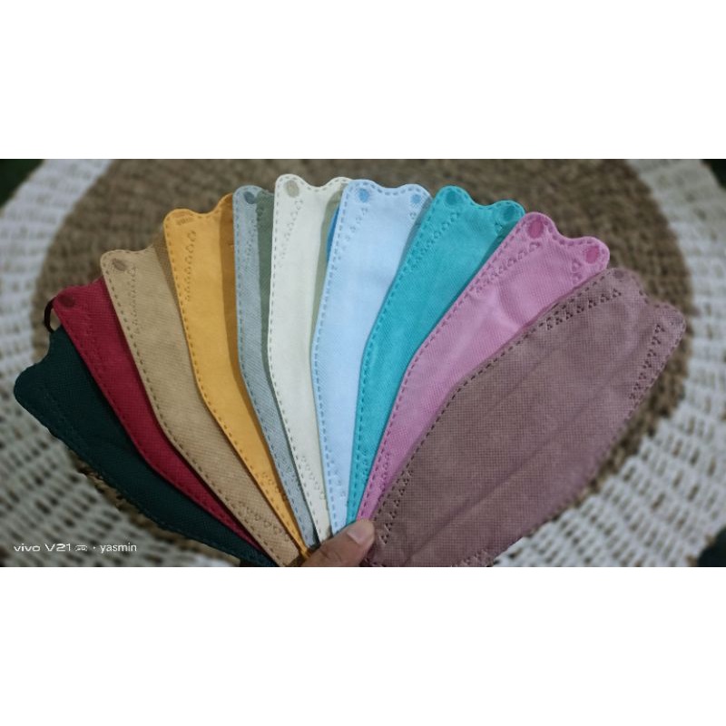 VIRAL MASKER KF94 KOREA WARNA NUDE MIX WARNA