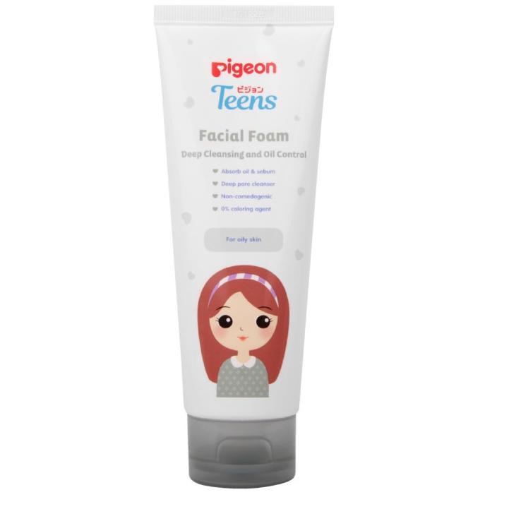 Pigeon Teens Facial Foam Deep Cleansing and Oil Control 100g