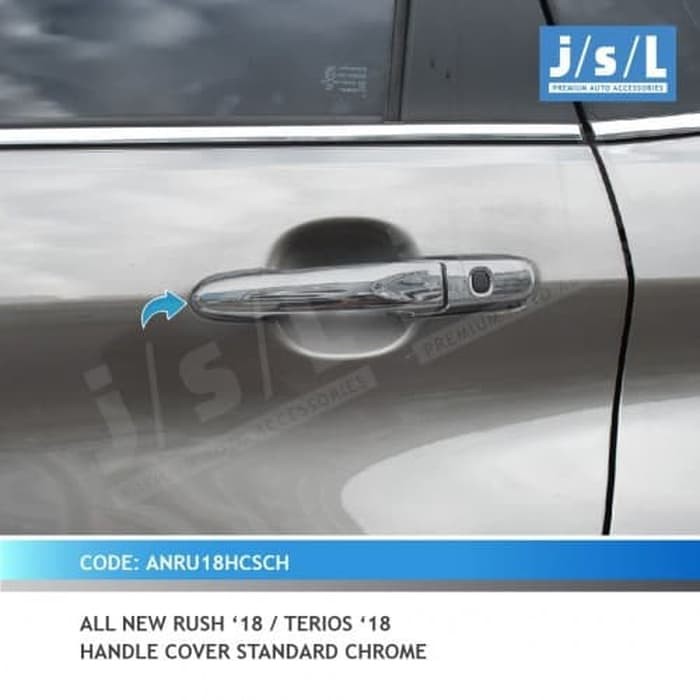 Cover Handle All New Rush Terios 2018 Standard Chrome