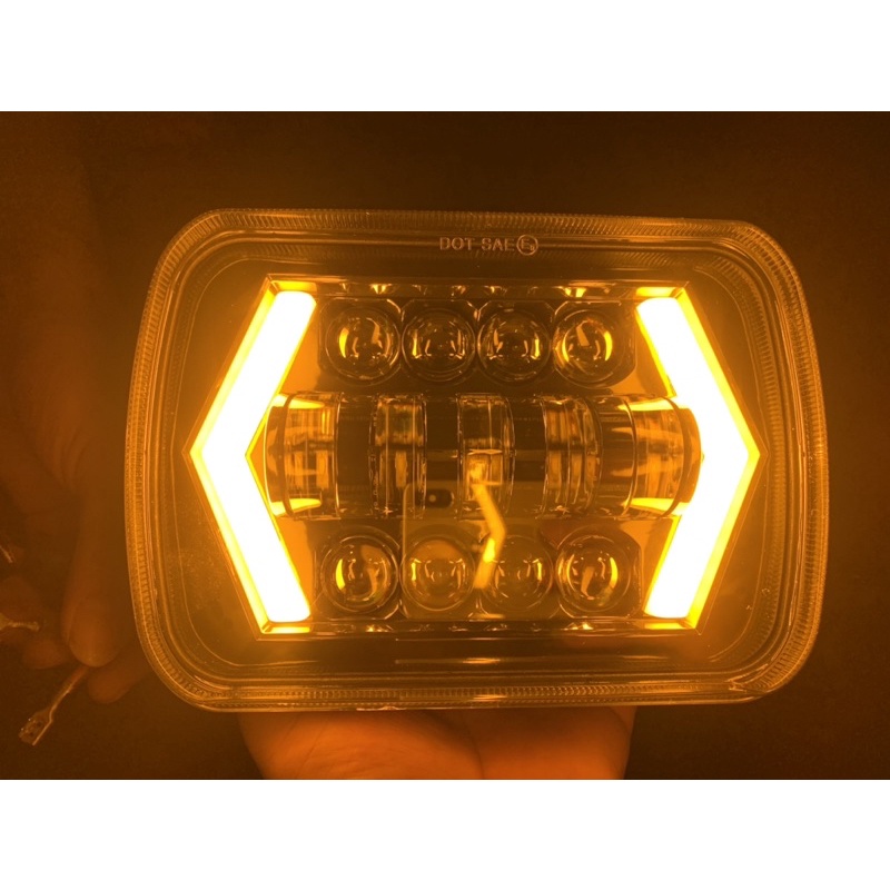 PROMO LAMPU LED DAYMAKER ORIGINAL KOTAK 7 INCH JEEP FEROZA L300 TAFT