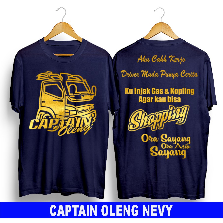 BAJU DISTRO / KAOS DISTRO MOBIL DRIVER CAPTAIN OLENG NEVY