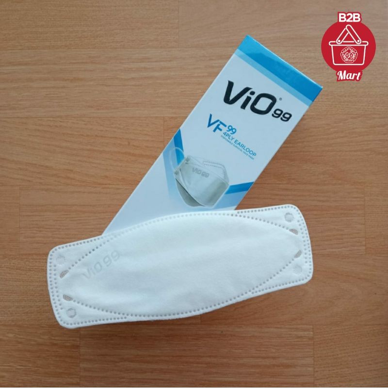 Masker Vio VF99 masker medis 4ply 30pcs - evo plushmed/sensi convex