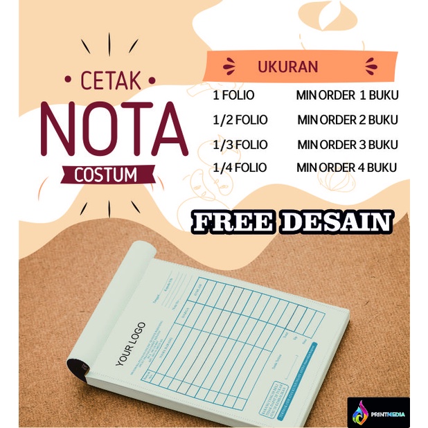 

CETAK NOTA SATUAN COSTUM