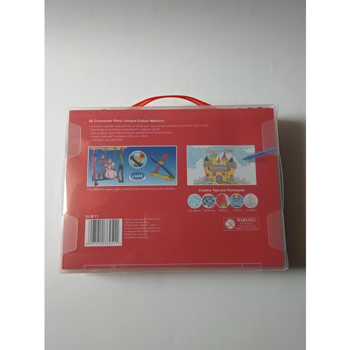 

SPIDOL FABER CASTELL CONNECTOR PENS 60 WARNA