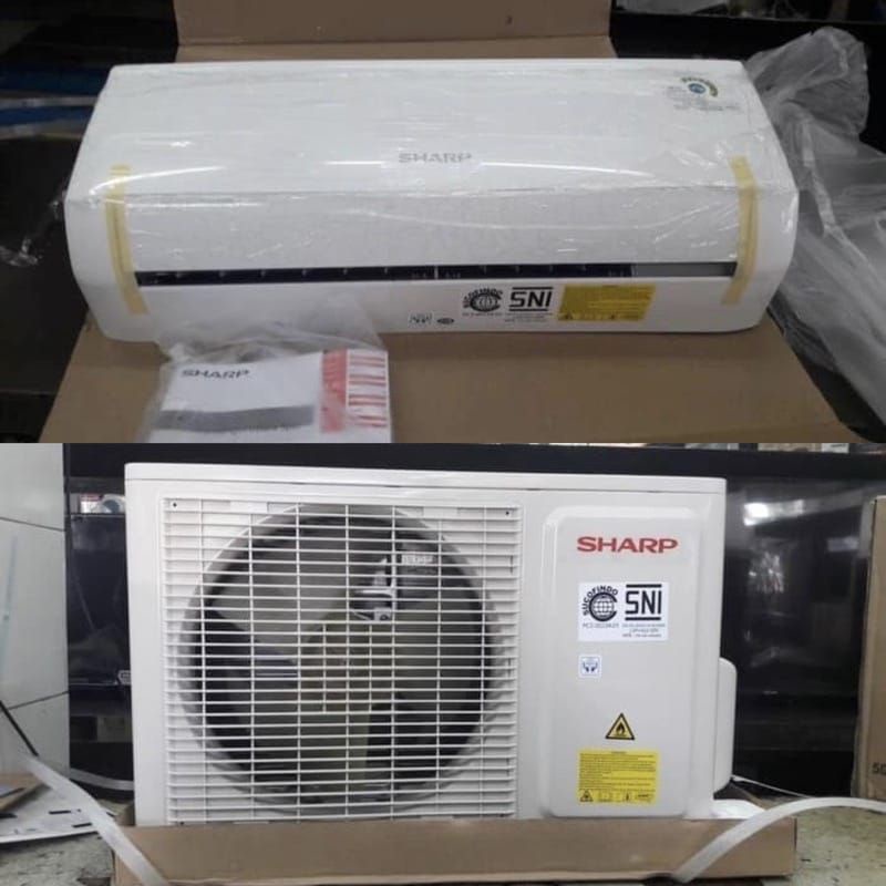 AC SHARP 1/2PK Plus pasang