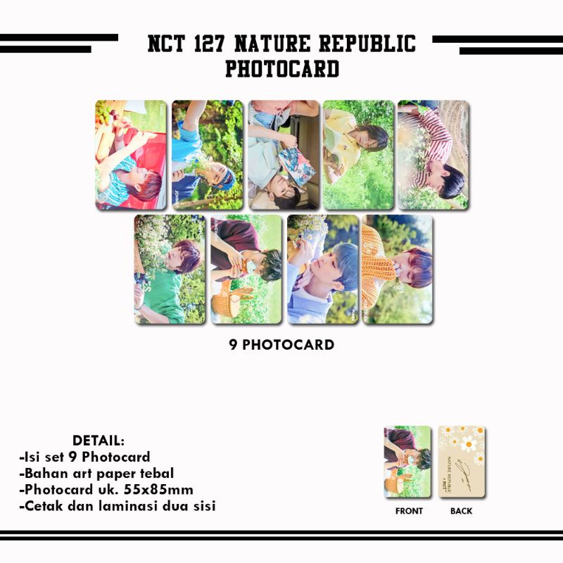 NCT 127 NATURE REPUBLIC PHOTOCARD