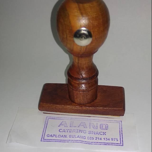 

Stempel kayu 2.5x5cm