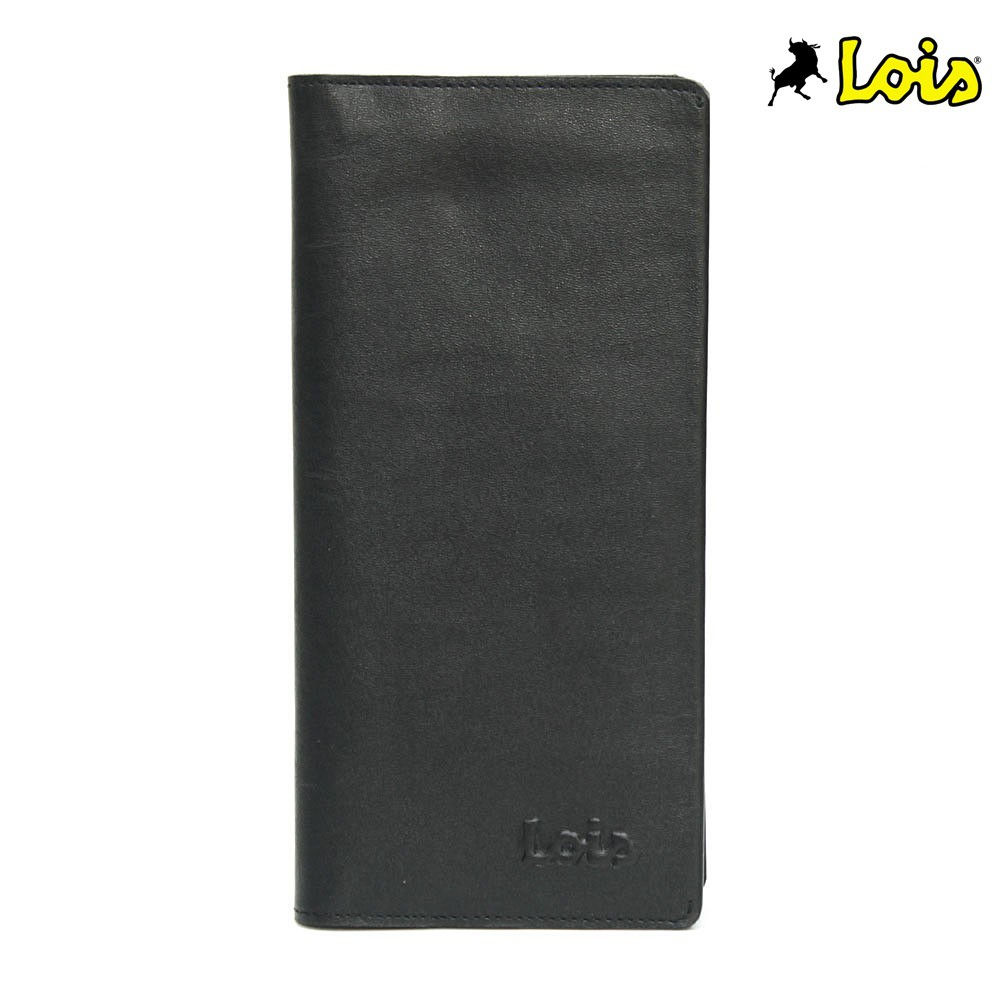 Dompet Panjang Pria Kulit Sapi Asli Branded Original Lois LW-810 Black
