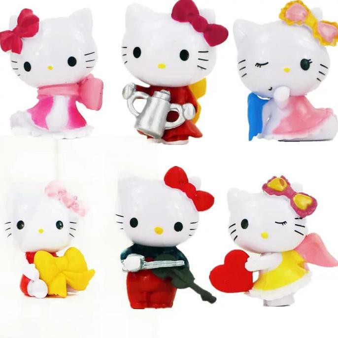 Terbaru  Figure Hello Kitty / Topper Kue Hello Kitty / Topper Cake Hello Kitty