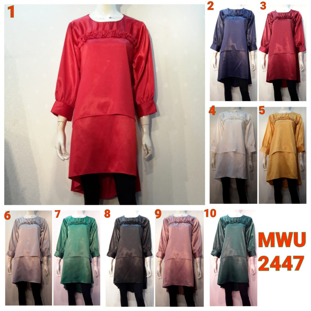 [MWU 2447] Blus / Blouse / Baju Murah