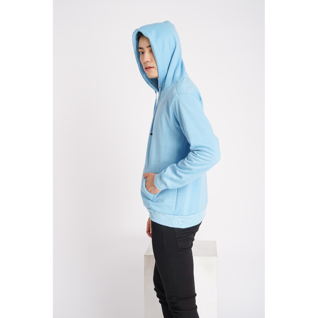 Asgard777 - HOODIE POLOS TTL BIRU MUDA / hoodie keren / hoodie cowok