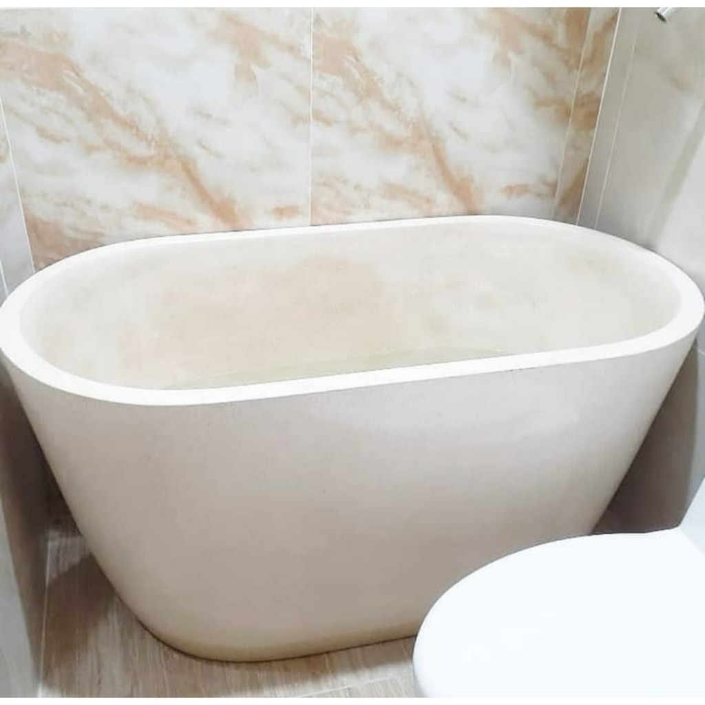 Bathtub Terrazo Minimalis dengan P 120cm