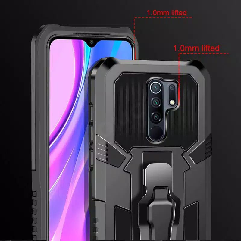 Hard Case Xiaomi Redmi 10 Redmi 9 Redmi 9A Redmi 9C Redmi 9T Redmi 8A Pro Redmi 8A Redmi 8 Redmi 7 Redmi 7A Case H8 I-Crystal Transformer Robot Ironman Kickstand