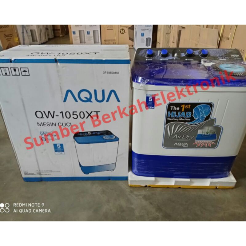 Mesin cuci AQUA QW 1050 XT mesin cuci 10 kg hijab series murah bandung