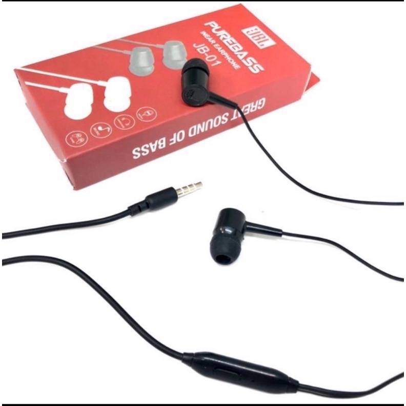 HANDSFREE JB-10 + Mic / Headset JB 10 / Earphone in ear