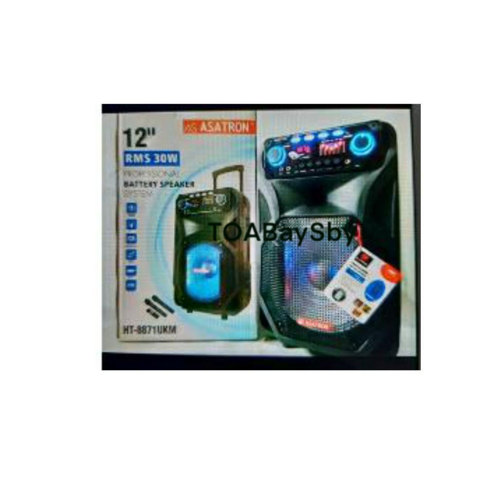 Speaker Portable Asatron HT-8871 UKM 12in