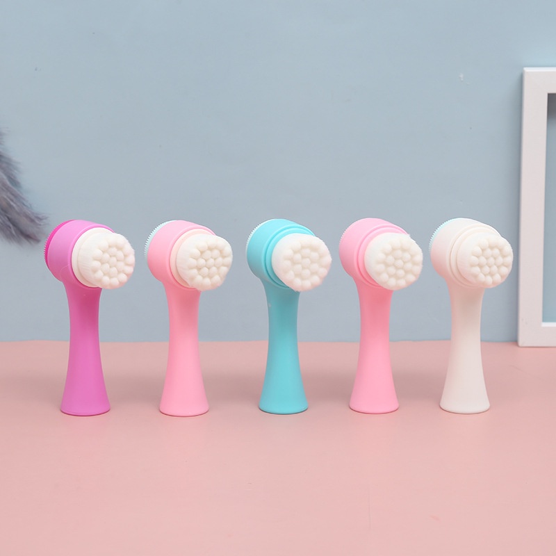 FACIAL BRUSH SIKAT WAJAH STANDING 2 WAY BRUSH