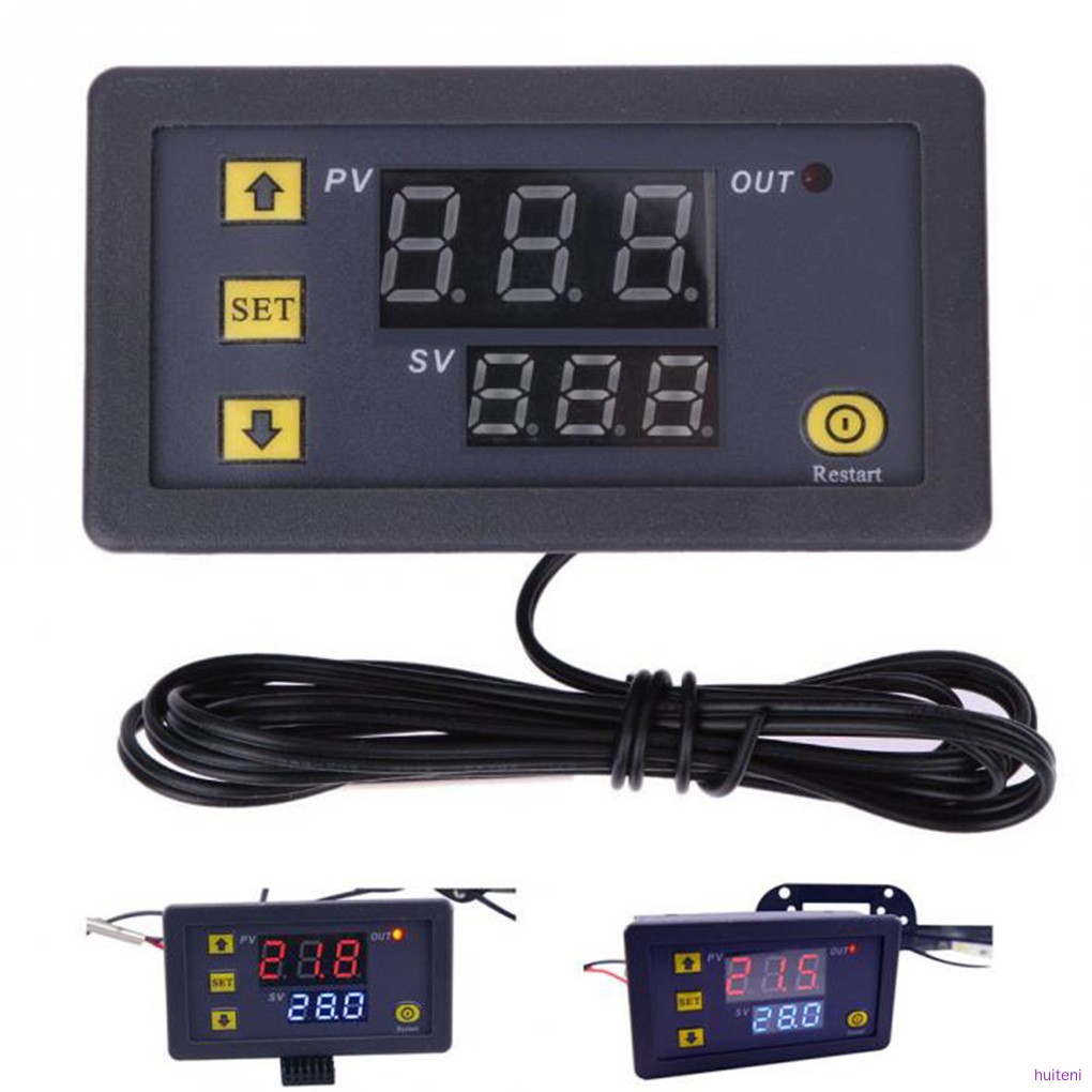 Termostat Digital 12v 20a W3230 Dengan Layar Lcd