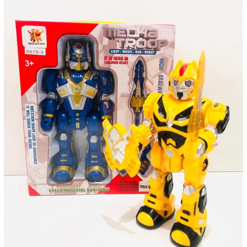 TERBARU MAINAN  ROBOT  BUMBLE BEE BATERAI  15742 ROBOT  