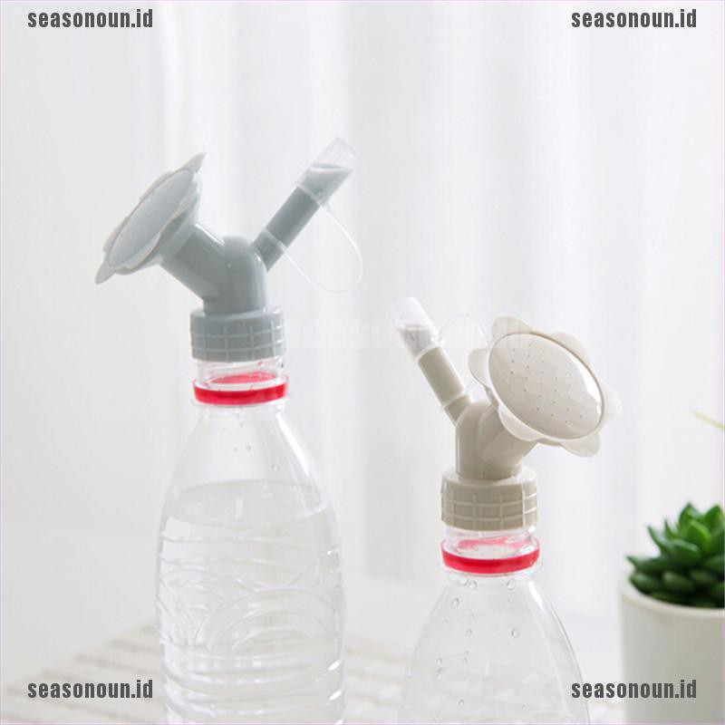 【sea】2 In 1 Plastic Sprinkler Nozzle For Waterers Bottle Watering Cans Shower Head