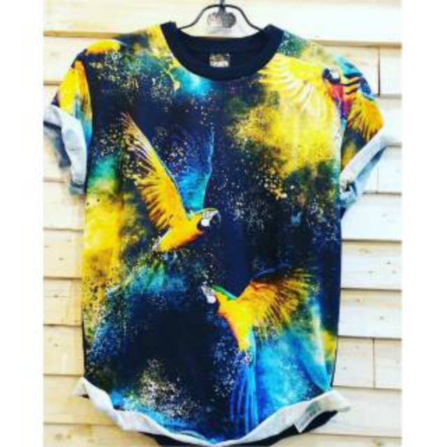 Baju Kaos Printing 3D Bangkok Thailand Bird Burung Fullprint Full Print Spoon Import Impor Distro