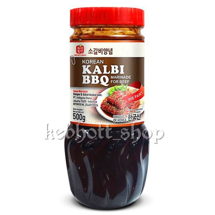 

jinsung kalbi korean bbq barbecue barbeque Marinade for beef 500 gr