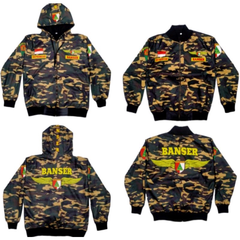 JAKET ANTI AIR DAN SWEATER BANSER SUBLIM/FULLPRINT