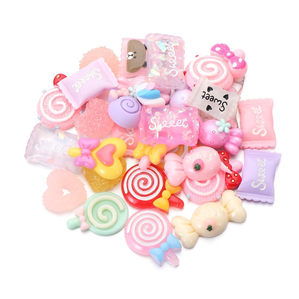 R-flower 30PCS/SET 3D Nail Charms Fashion Detachable Nail Art Decortaions Nail Rhinestones Dekorasi