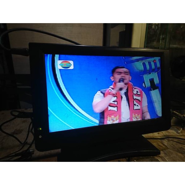 TV Portable Mini Monitor Televisi Analog Digital Mudah Dibawa Tivi Portabel Minimalis