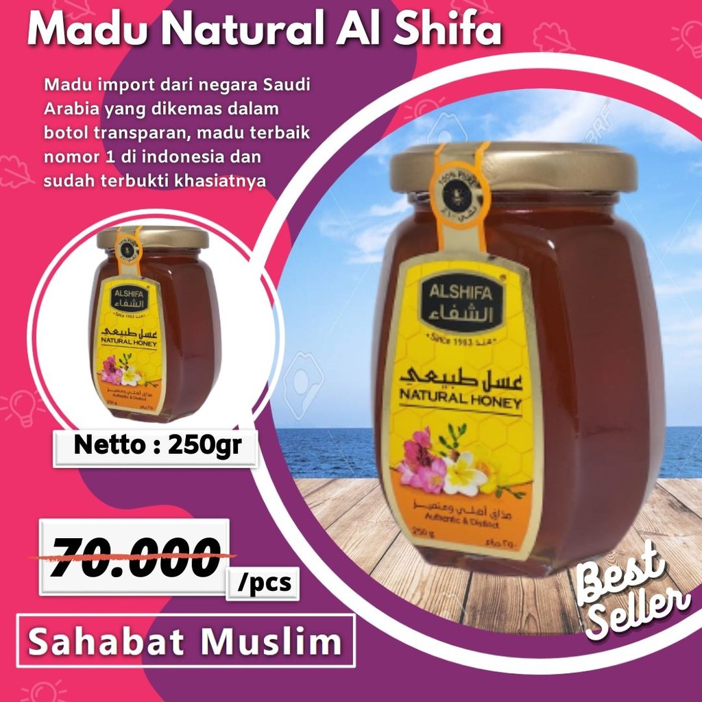 

Madu Al Shifa 250gr - Natural Honey Madu Arab AlShifa 250gram