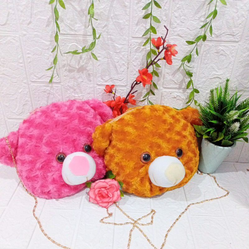 TAS SELEMPANG BONEKA BERUANG