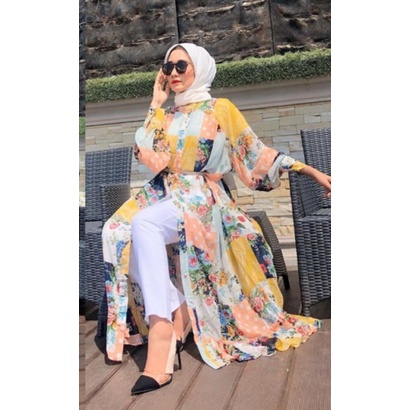 TM 21180/21190  NAGITA Dress Maxi/OUTER (2in 1) import(tanpa furing)-21190