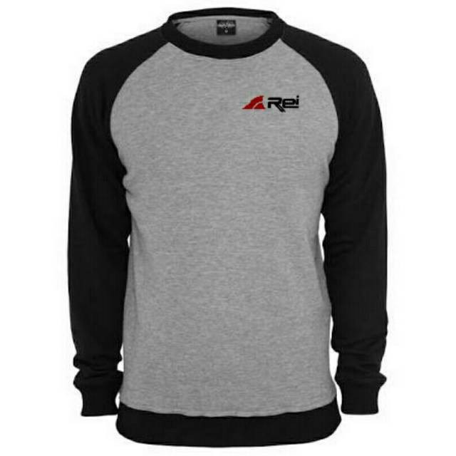  Jaket Sweater Rei - Reglan Kombinasi size - S M L XL XXL XXXL XXXXL XXXXXL Casual cowok cewek
