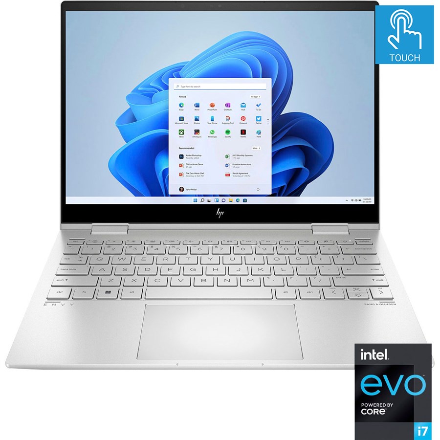 LAPTOP 2IN1 HP ENVY X360 13 BF0107TU INTEL EVO I7 - 1250U 16GB 1TB SSD IRIS XE 13.3 2.8K OLED TOUCH WINDOWS 11 HOME