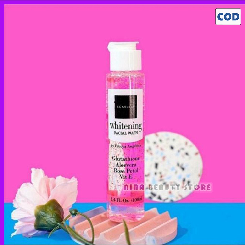 Jual Scarlett Whitening Facial Wash Sabun Cuci Muka untuk Remaja