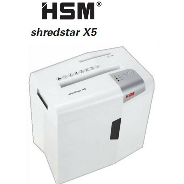 

Penghancur Kertas / Paper Shredder HSM X5 Cross Cut 4x35mm