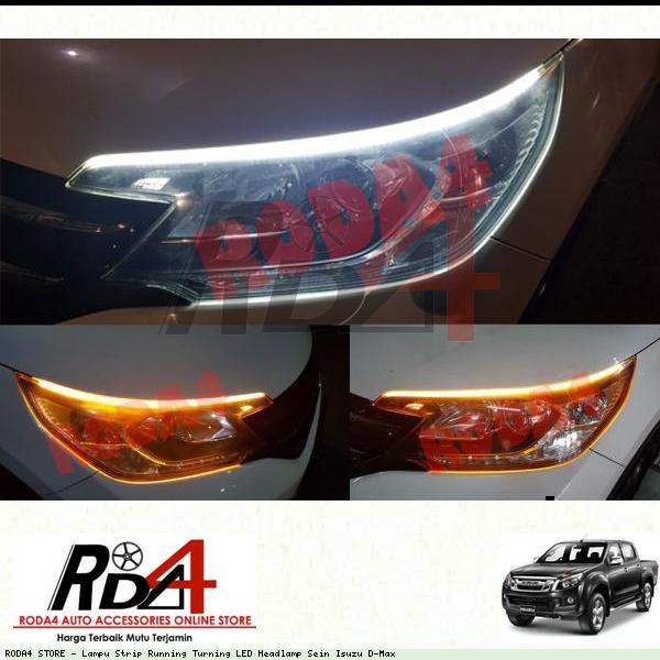 Lampu Strip Running Turning LED Headlamp Sein Isuzu D-Max