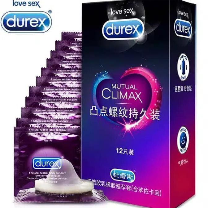 Durex Mutual Climax 12S Kondom Durex Import Berkualitas