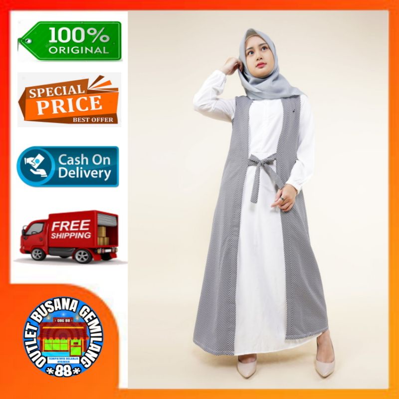 Cressida Origina Baju gamis wanita Gamis wanita CRESSIDA Dress muslim wanita CRESIDA Baju muslim wan