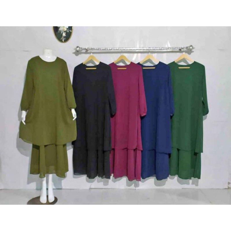 Gamis Malaysia polos