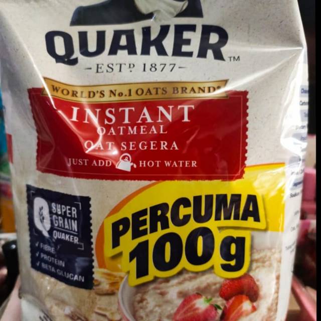 

Quaker Instant Ukuran 1kg