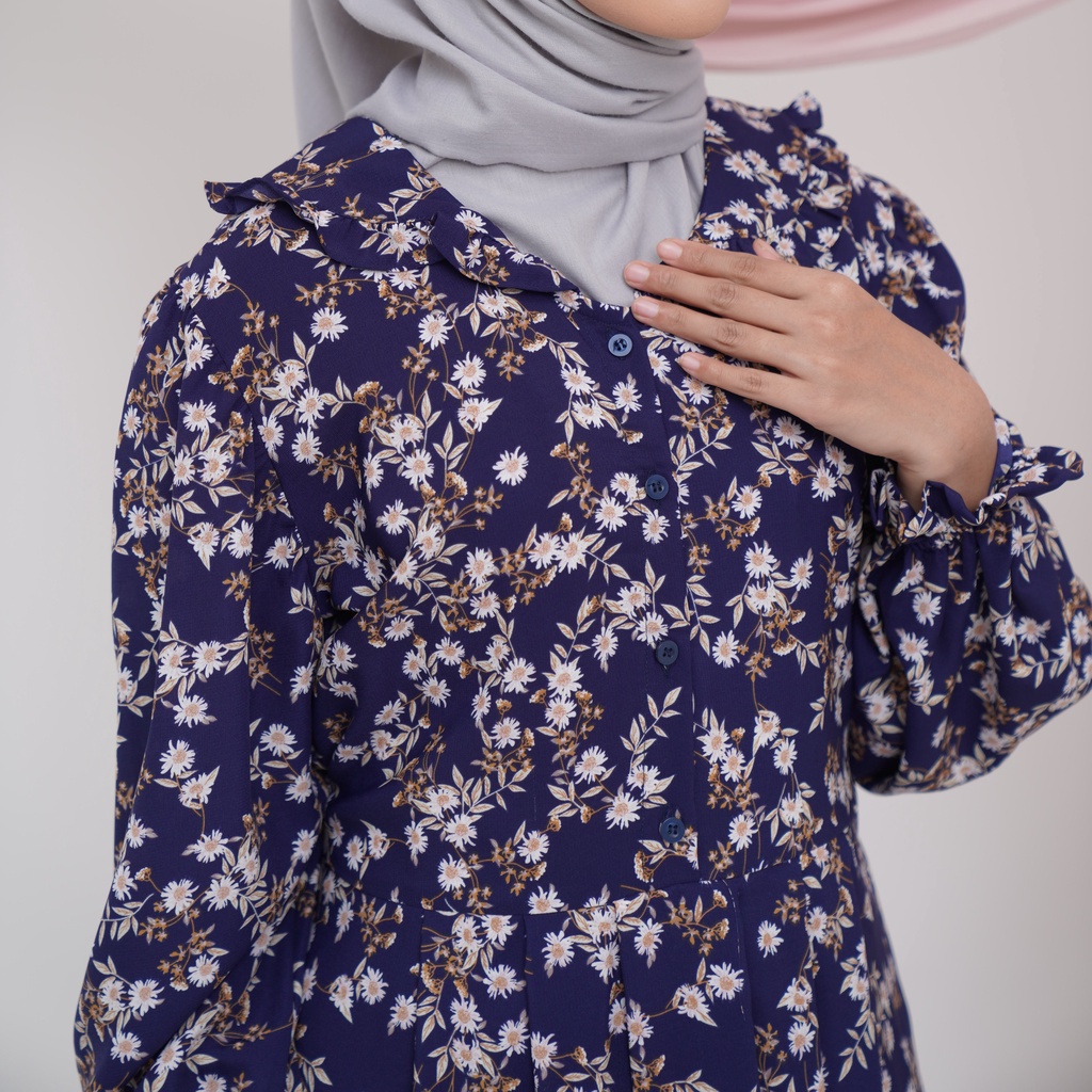 SAMARA MIDI DRESS BUSUI ANKLE DRESS VINTAGE LOOKLIKE QIANA DRESS HAIDEE ORLIN