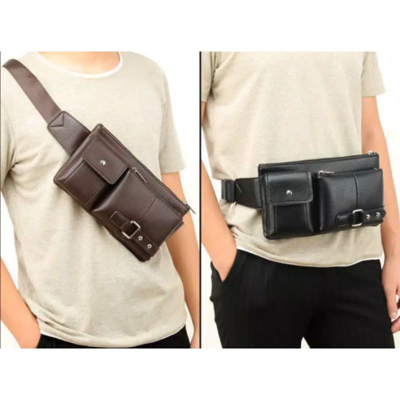 tas pinggang pria import
