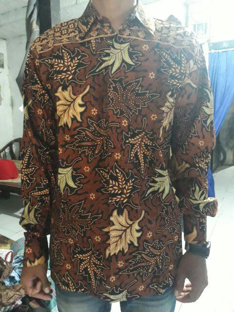 New Arrival Distro Batik Pria Bordir Sogan Hrb026 Batikaf Notoarto Batik Ipnu-ippnu Hem Pria Bel
