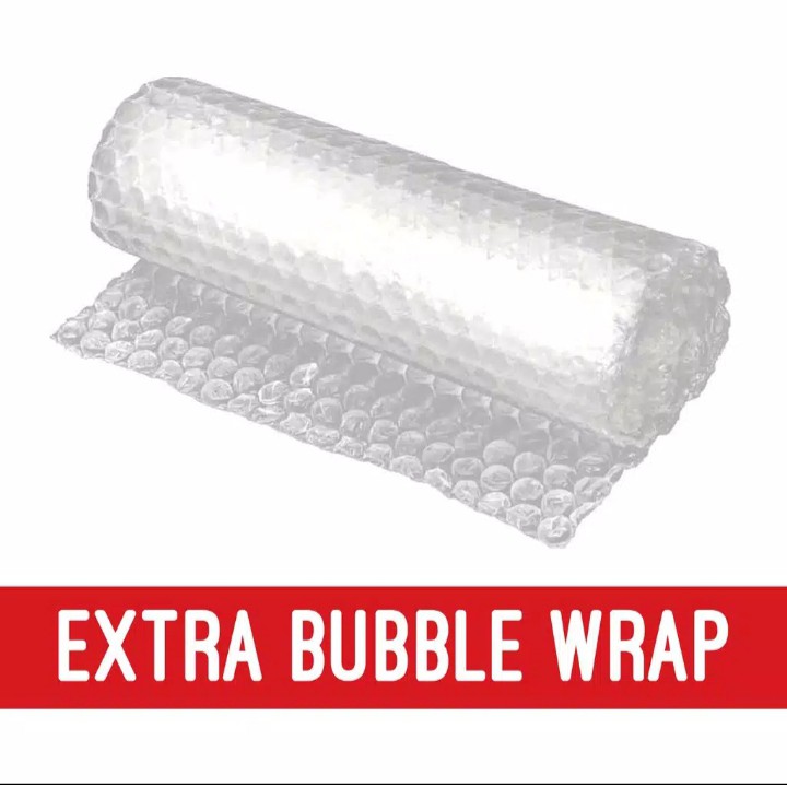 

EXTRA BUBBLE WRAP l PACKING TAMBAHAN l LEBIH AMAN l EXTRA BUBBLE WRAP