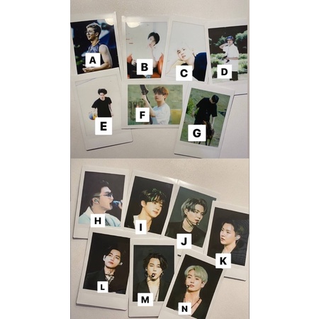 Cetak Polaroid Instax BTS RM Jin Suga Jhope Jimin V Taehyung Jk Jungkook Butter Mermaid Tail