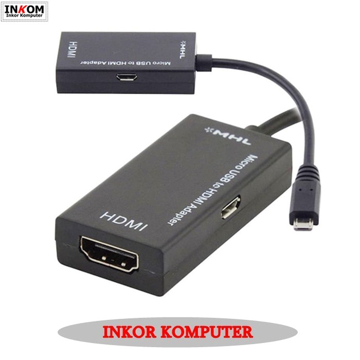Kabel converter micro usb to HDTV MHL plus 11 pin