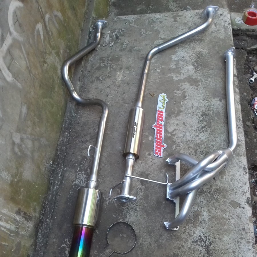 knalpot mobil fullset mobil kijang pnp tinggl pasang bs pilih muffler KERENNN